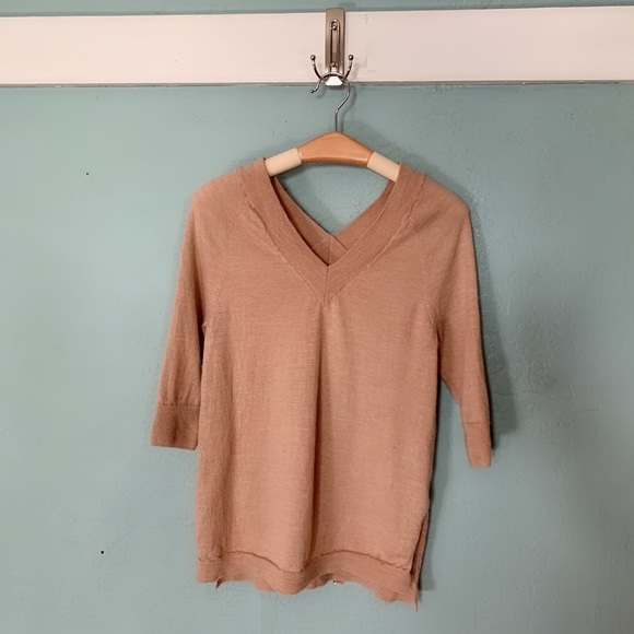 Anthropologie V-neck Pullover Sweater - Picture 2 of 7